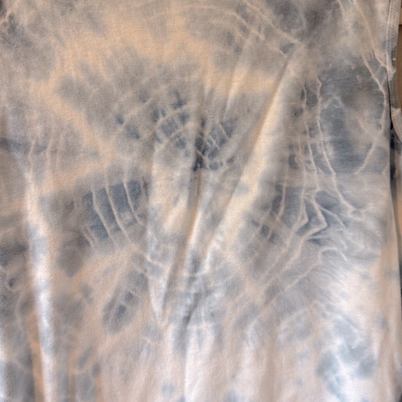 Bleu Clair Women’s Crochet look Collar Sleeveless Tie Dye Shades Of Blue… - Picture 5 of 9